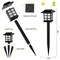 Solar Pathway Lights LED Waterproof Garden Landscape Lamp
